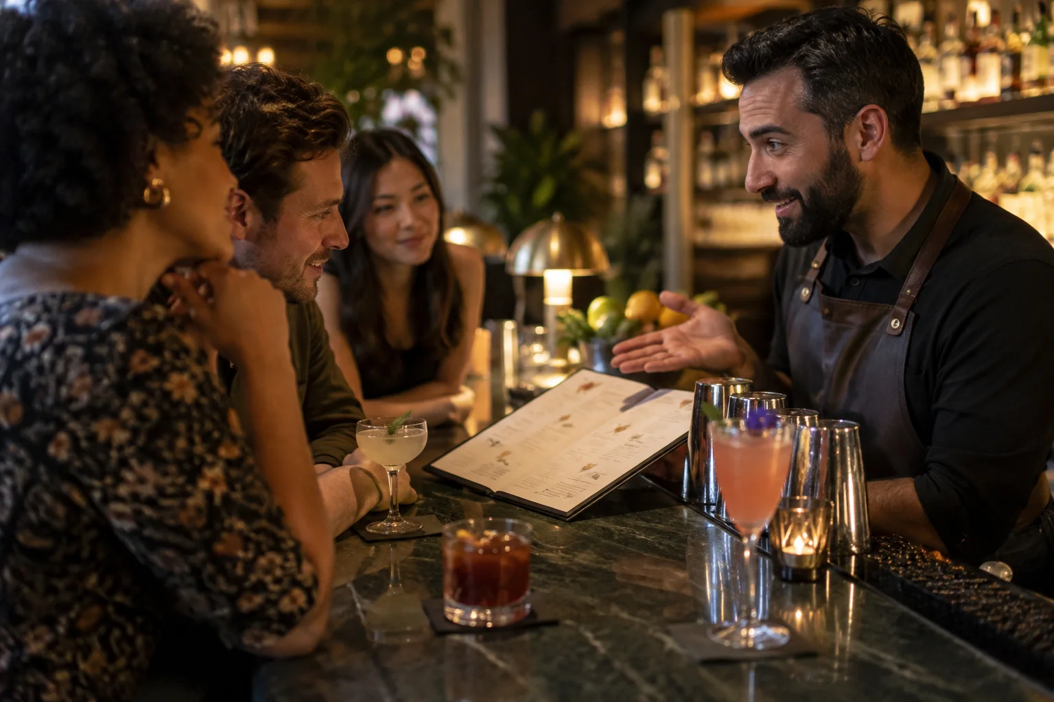 Original conceptual nightlife editorial scene