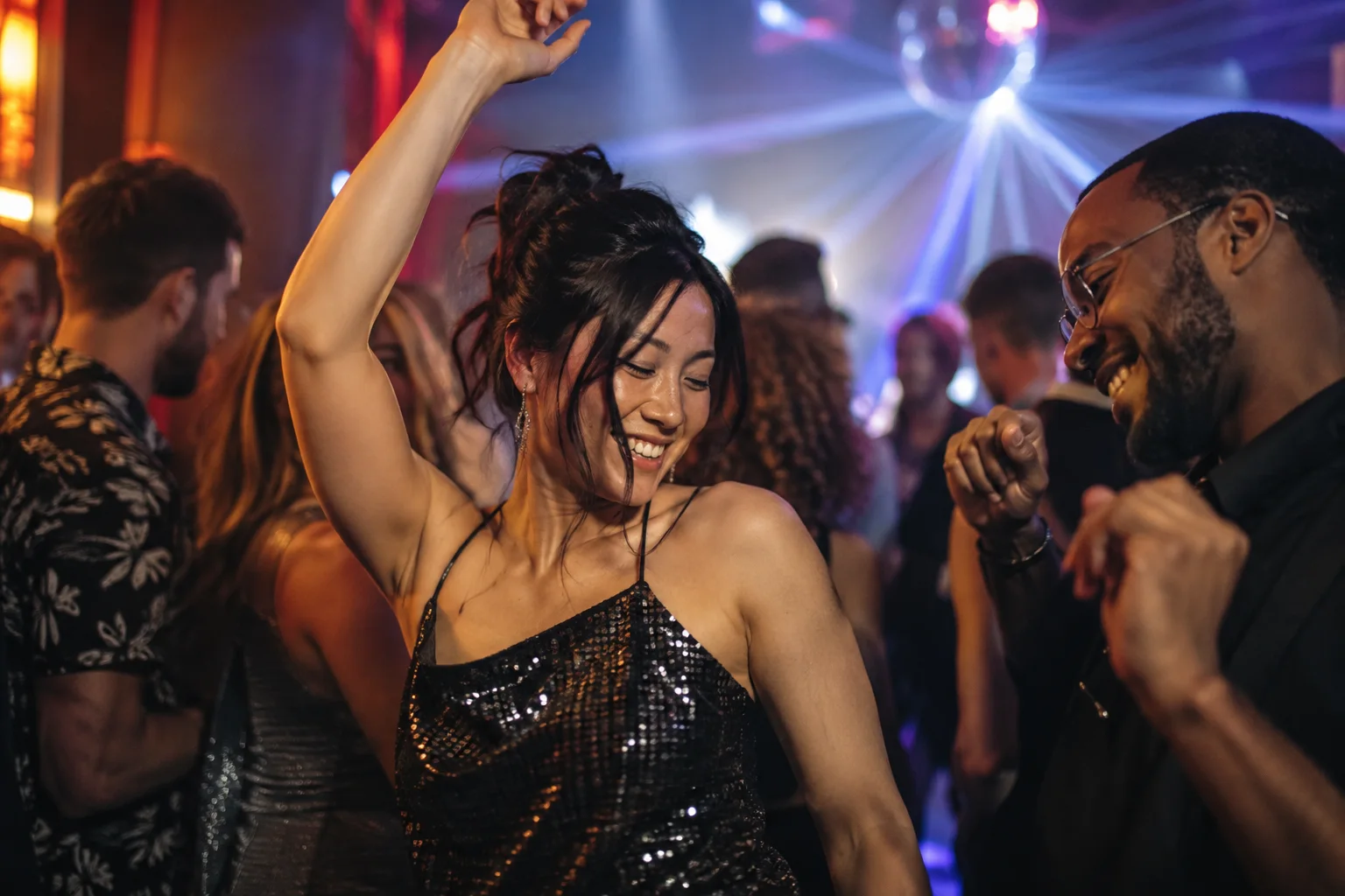 Original conceptual nightlife editorial scene