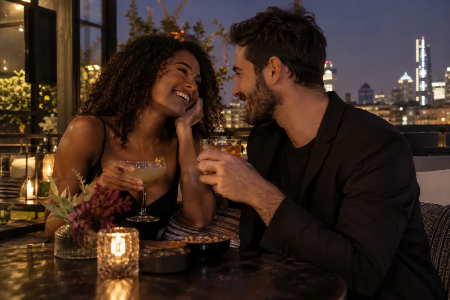 Original conceptual nightlife editorial scene