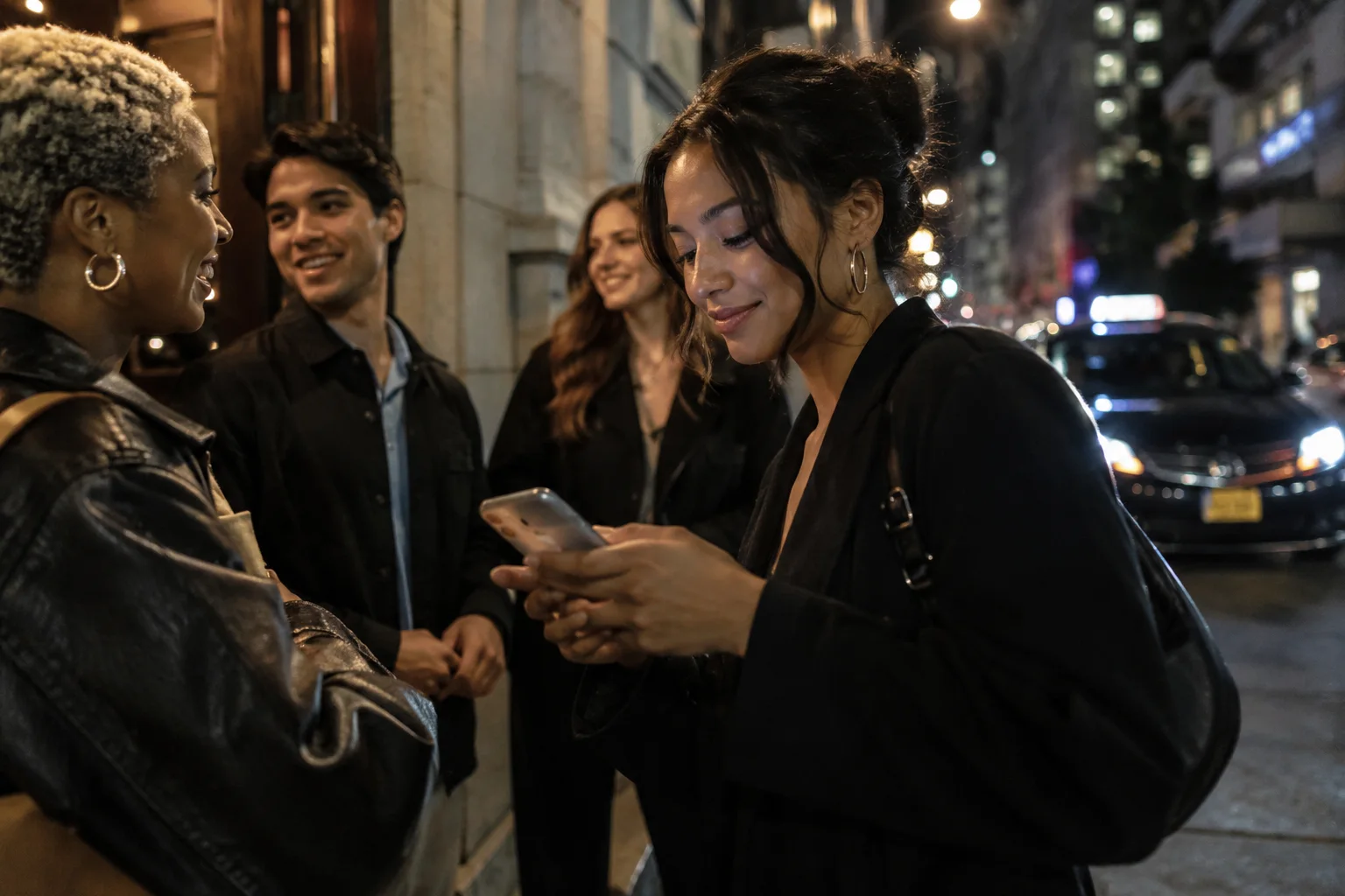 Original conceptual nightlife editorial scene