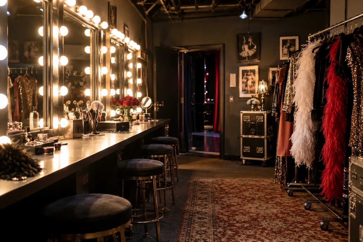 Original conceptual nightlife editorial scene