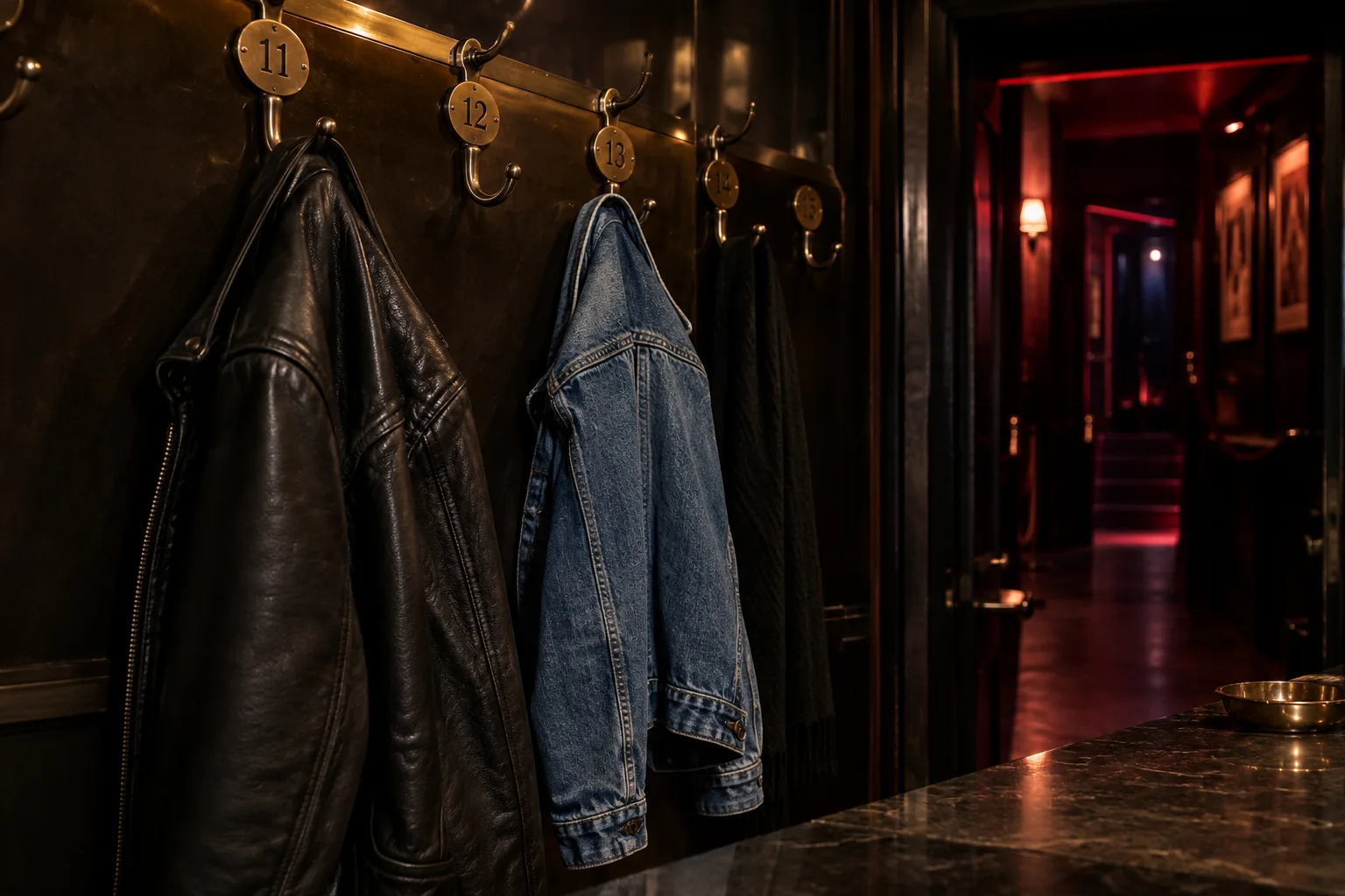 Original conceptual nightlife editorial scene