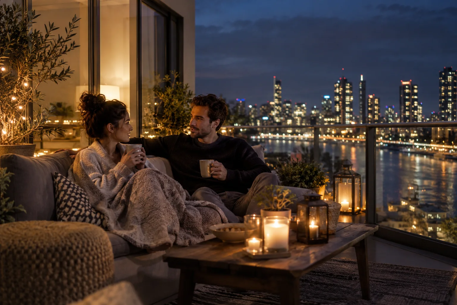Original conceptual nightlife editorial scene