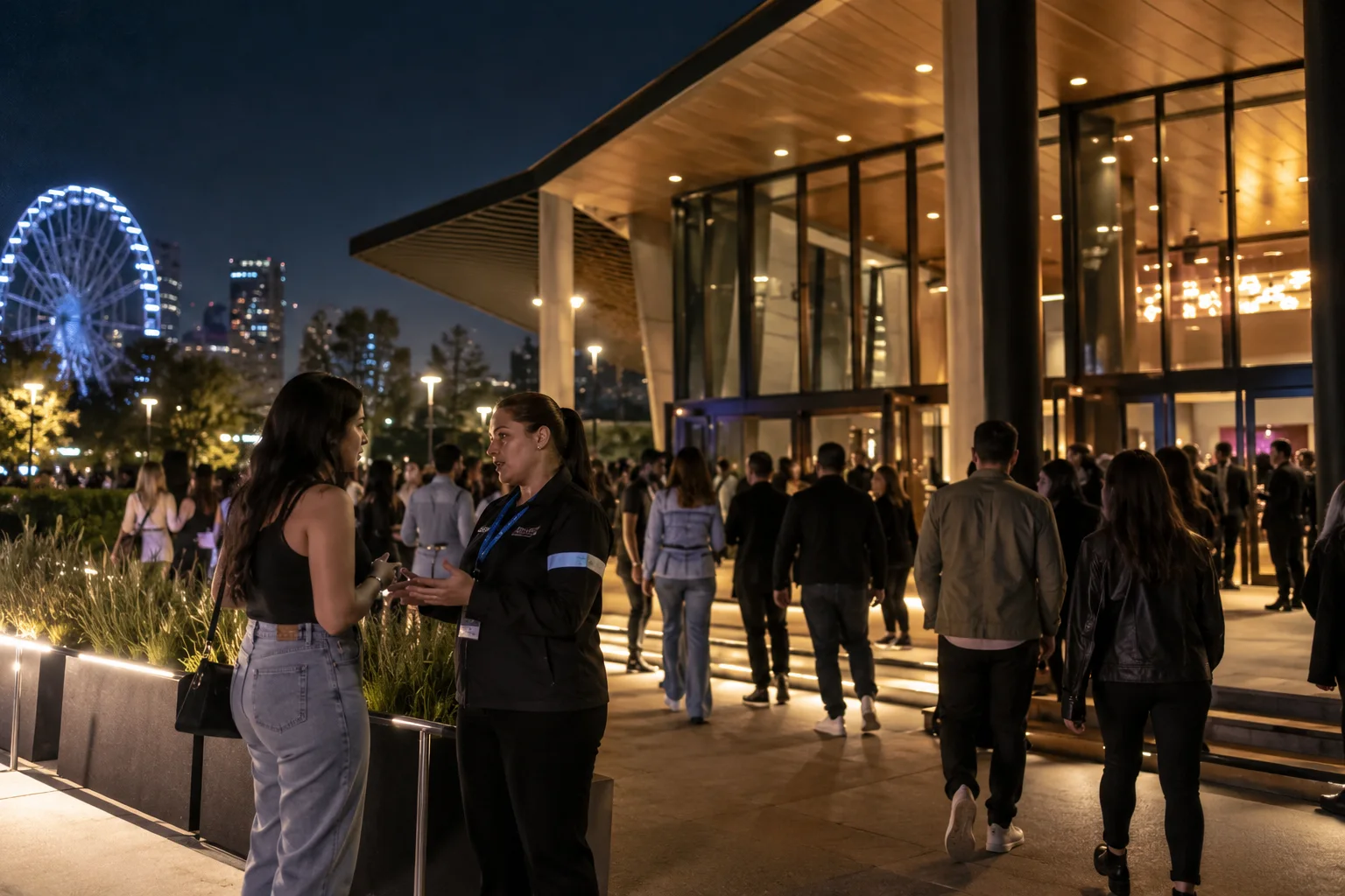 Original conceptual nightlife editorial scene