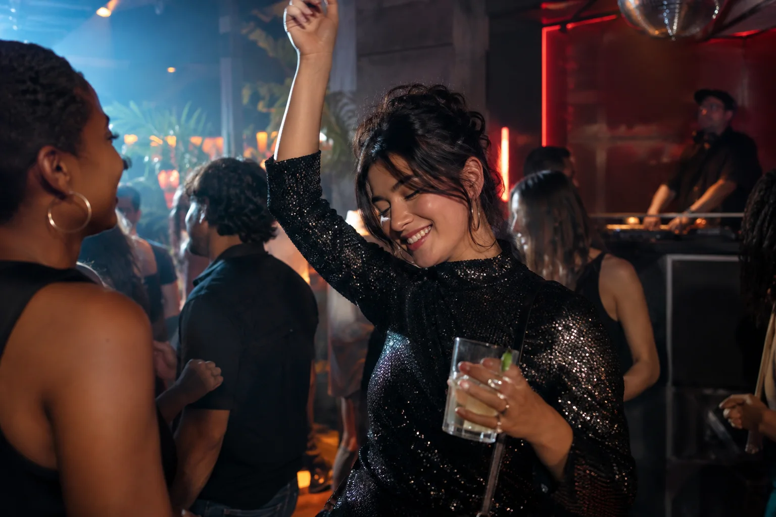 Original conceptual nightlife editorial scene
