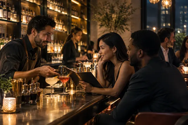 Original conceptual nightlife editorial scene