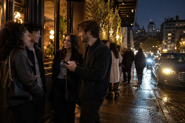 Original conceptual nightlife editorial scene