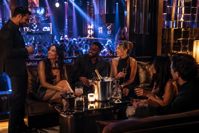 Original conceptual nightlife editorial scene