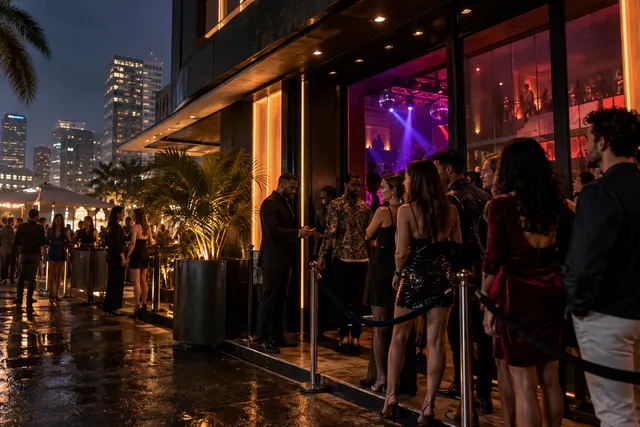 Original conceptual nightlife editorial scene