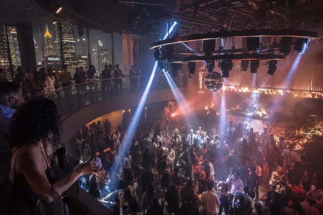 Original conceptual nightlife editorial scene