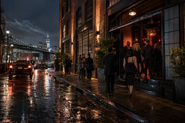 Original conceptual nightlife editorial scene
