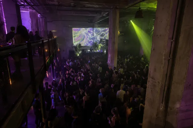 Original conceptual nightlife editorial scene