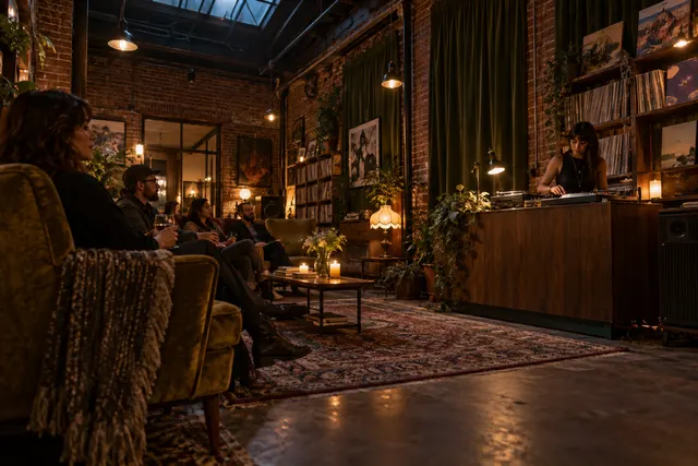 Original conceptual nightlife editorial scene