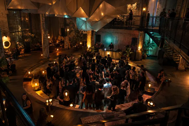 Original conceptual nightlife editorial scene