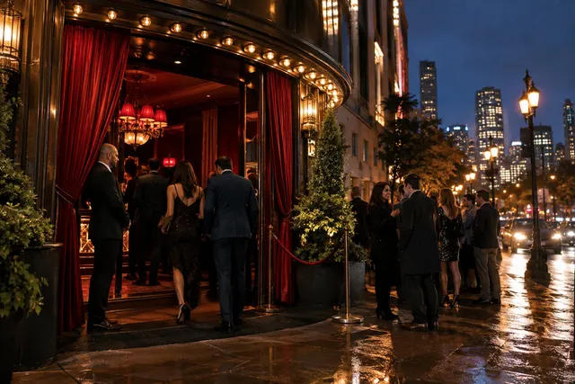 Original conceptual nightlife editorial scene